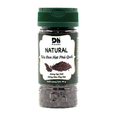 Phu Quoc DH Foods Whole Black Peppercorn 50g x 48 bottles