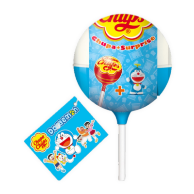 Chupa Chups Surprise Doraemon Strawberry Flavor Candy 12g x 16 Pack x 6 Boxes