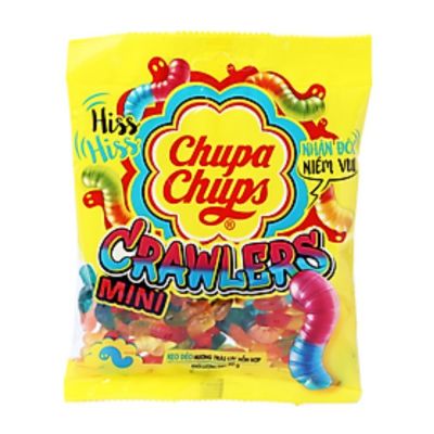 Chupa Chups Hiss Crawlers Mixed Fruits 90g x 30 Bags