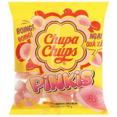 Chupa Chups Pinkis Cream Strawberry 56g