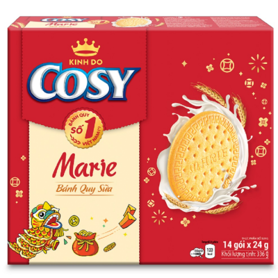 Cosy Biscuits Marie Taste Milk 336g x 10 Boxes