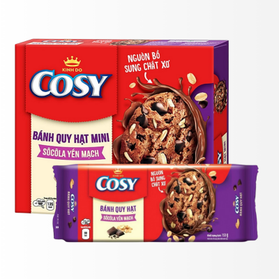 Cosy Chocolate & Oats Cookies 163.2g x 24 Bags