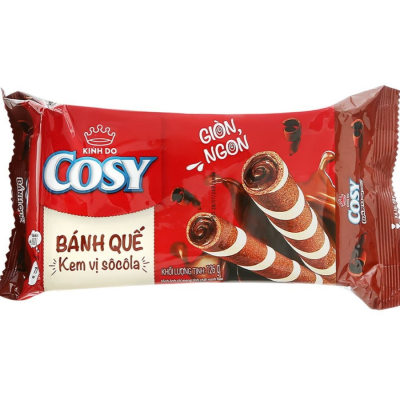Cosy Wafer Roll Chocolate 135g x 24 Bags