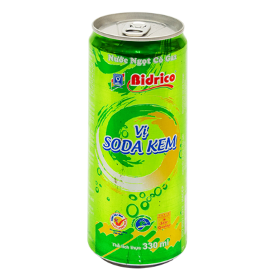 Bidrico Soft Drink Cream Soda 330ml x 24 Cans