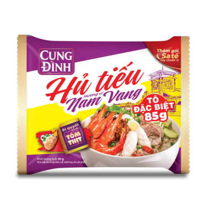 Cung Dinh "HU TIEU" Nam Vang Style Instant Rice Noodle 85g x 30 Bags