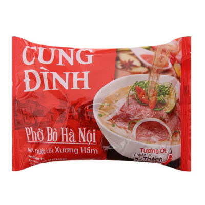 Cung Dinh "PHO" Beef Rice Noodle 73g x 30 Bags
