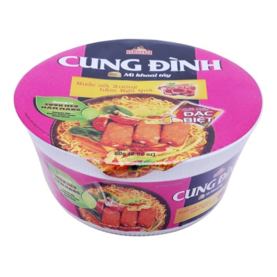 Cung Dinh Sparerib With Bamboo Shoots Instant Noodle 79g x 12 bowls