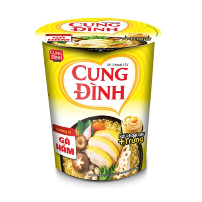 Cung Dinh Stewed Chicken Instant Noodle 65g x 24 cups