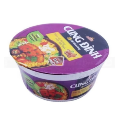 Cung Dinh Stewed Pork With Mushroom Instant Noodle 79g x 12 bowls