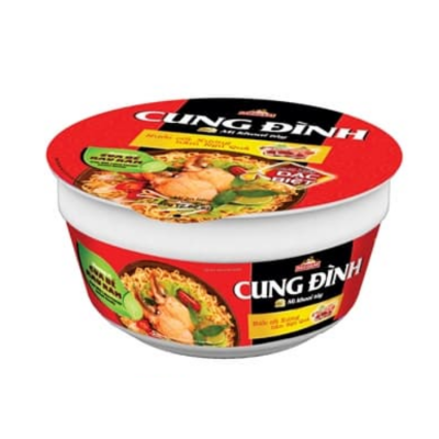 Cung Dinh Stewed Sparerib With Five Fruits Instant Noodle 80g x 12 bowls