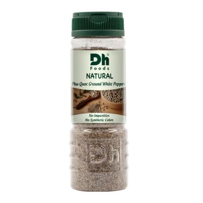 Dh Foods Ground White Pepper 80g x 24 Bottles
