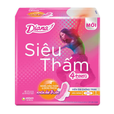 Diana  4Teen Ultra Thin Wings 8P x 48 Pack