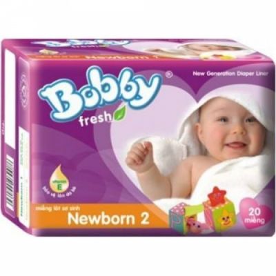 Diapers Bobby Fresh Newborn 2 (20 pcs/bag)