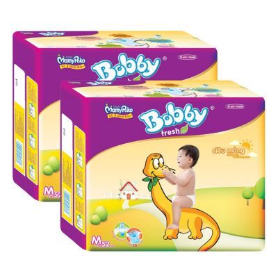 Diapers Bobby Fresh Ultra thin (M - 52 pcs/bag)