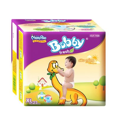 Diapers Bobby Fresh Ultra thin (XL - 23 pcs/bag)