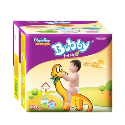 Diapers Bobby Fresh Ultra thin (XXL - 21 pcs/bag)