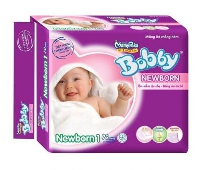 Diapers Bobby Newborn 1 (72 pcs/bag)