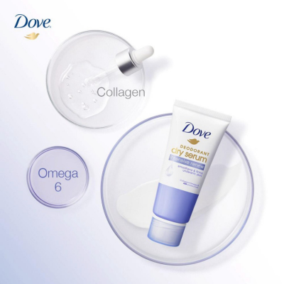 Dove Deodorant Dry Serum Collagen + Omega 6 50ml x 24 pcs
