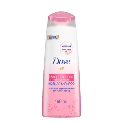 Wholesale Dove Shampoo Micellar Deep Cleanse 190ml x 24 pcs