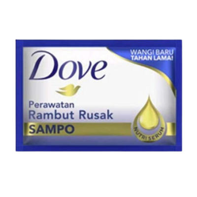 Dove Shampoo Perawatan Rambut Rusak 9ml x 480 pcs
