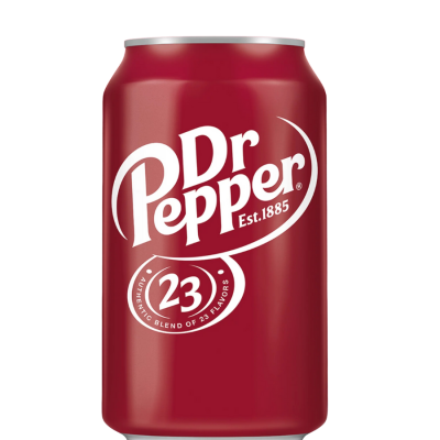Dr Pepper Soda Can 12oz x 24 cans