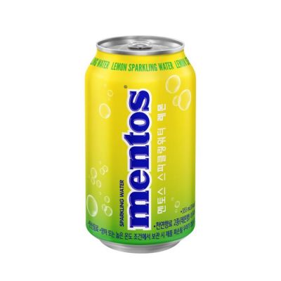 Mentos Sparkling Water Lemon 355ml x 24pcs