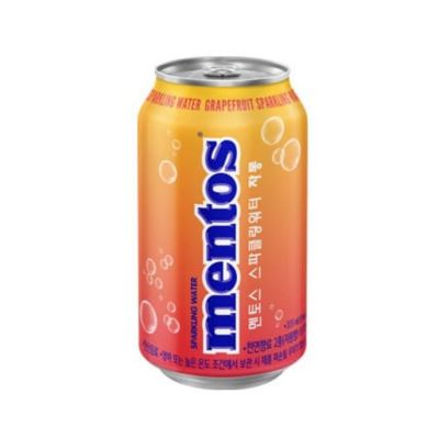 Mentos Sparkling Water Grapefruit 355ml x 24pcs
