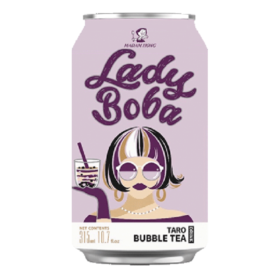 Madam Hong Taro Bubble Tea Drink 315ml x 24 cans