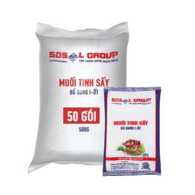 Gia Thinh Iodized Dried Ground Salt 500g x 40 Bags