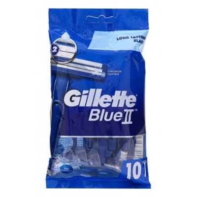 Gillette blue II 10 pcs x 12 packs x 6 Boxes