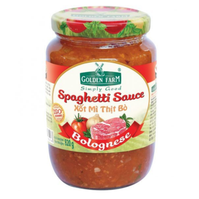 Golden Farm Spaghetti Sauces Beef 820g x 12 Jars