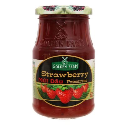 Golden Farm Strawberry Jam 450G X 12 Jars
