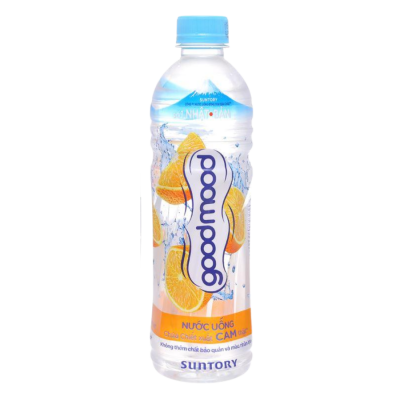 GoodMood Water with Orange Flavor 450ml x 24 Bottles
