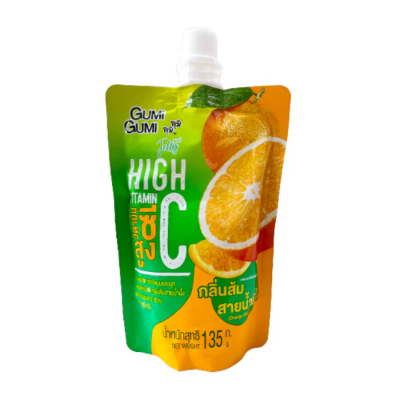 Gumi Gumi Jelly Drink Vitamin C Orange  Flavour 135ml x 36 packs