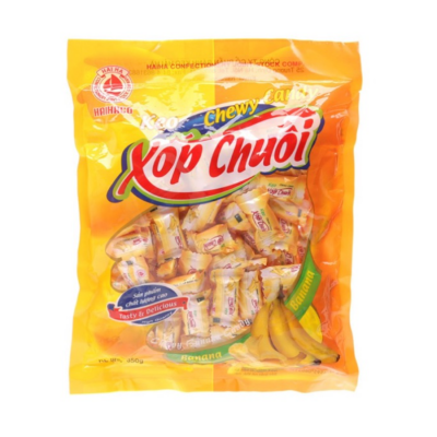 Hai Ha Banana Sponge Candy 350g x 20 Bags