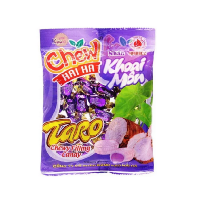 Hai Ha Chew Candy With Taro 125g x 60 Bags