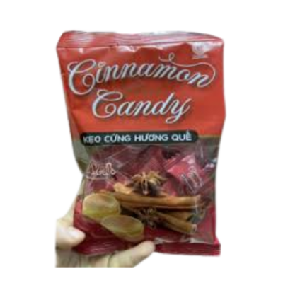 Hai Ha Cinnamon Pillow Hard Candy 80g x 50 Bags