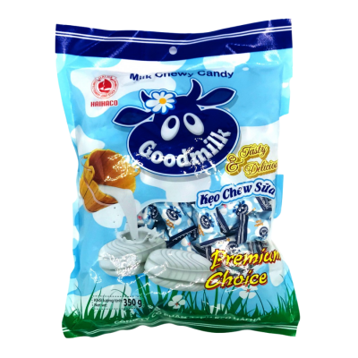 Hai Ha Goodmilk Milk Chewy Candy 350g x 20 Bags