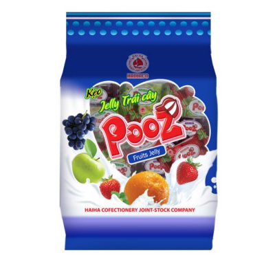 Hai Ha Jelly Candy Mixed Fruit 350g x 40 Bags