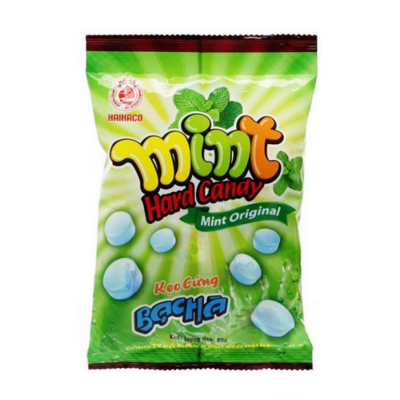 Hai Ha Mint Hard Candy 80g x 50 Bags