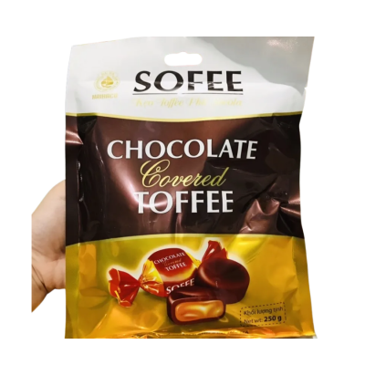 Hai Ha Sofee Chocolate Covered Candy 250g x 20 Bags
