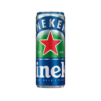 Heineken Alcohol 5% Beer 330ml x 24 Sleek Cans