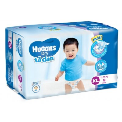 Huggies Dry Pant XL8 x 12 Bags