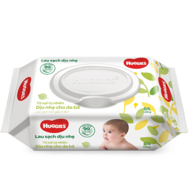 Huggies Gentle Care Baby Wipes 64 Sheets x  12 Bags
