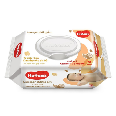 Huggies Gentle Care Baby Wipes 72 Sheets x  12 Bags
