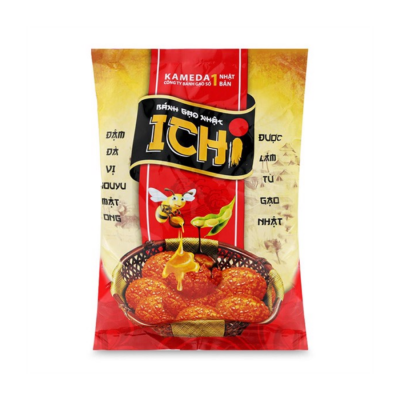 Ichi Japan Rice Cracker Honey 180g x 20 Bags
