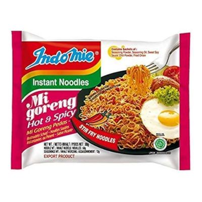 Indomie Instant Dried Noodle Hot Spicy 80g x 40 Bag (Halal)