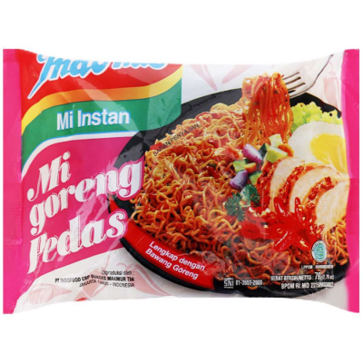 Indomie Instant Dried Noodle Hot Spicy 80g x 40 Bag (Halal)