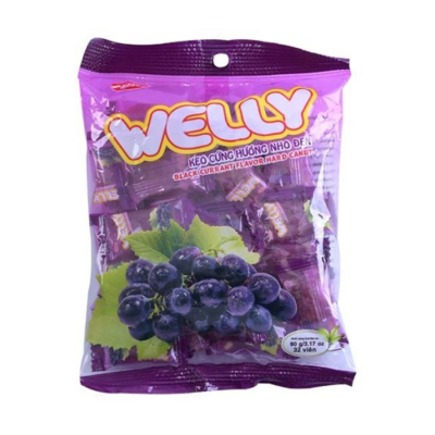 Bibica Welly Grape Candy 70g x 100 Bags