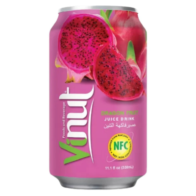 Juice - Vinut Dragon Fruit Juice Drink 330ml x 24 cans